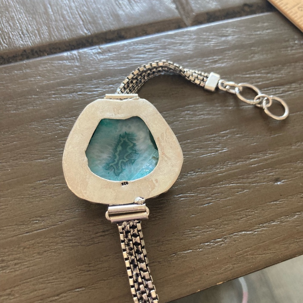 Beautiful Amazonite Ss925 Bracelet - image 5